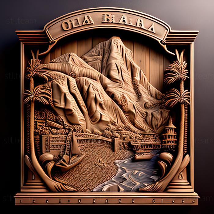 3D модель Гибралтар Гибралтар (STL)